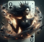 Preview: Diamond Painting Mysty Karte mit Frau